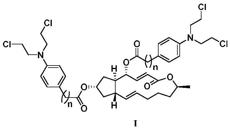 一类布雷菲德菌素A的4,7-位拼合氮芥衍生物的制备方法和用途