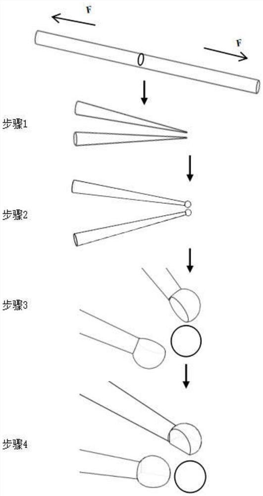 一种用于微操作的低粘附力末端执行器及其制作方法