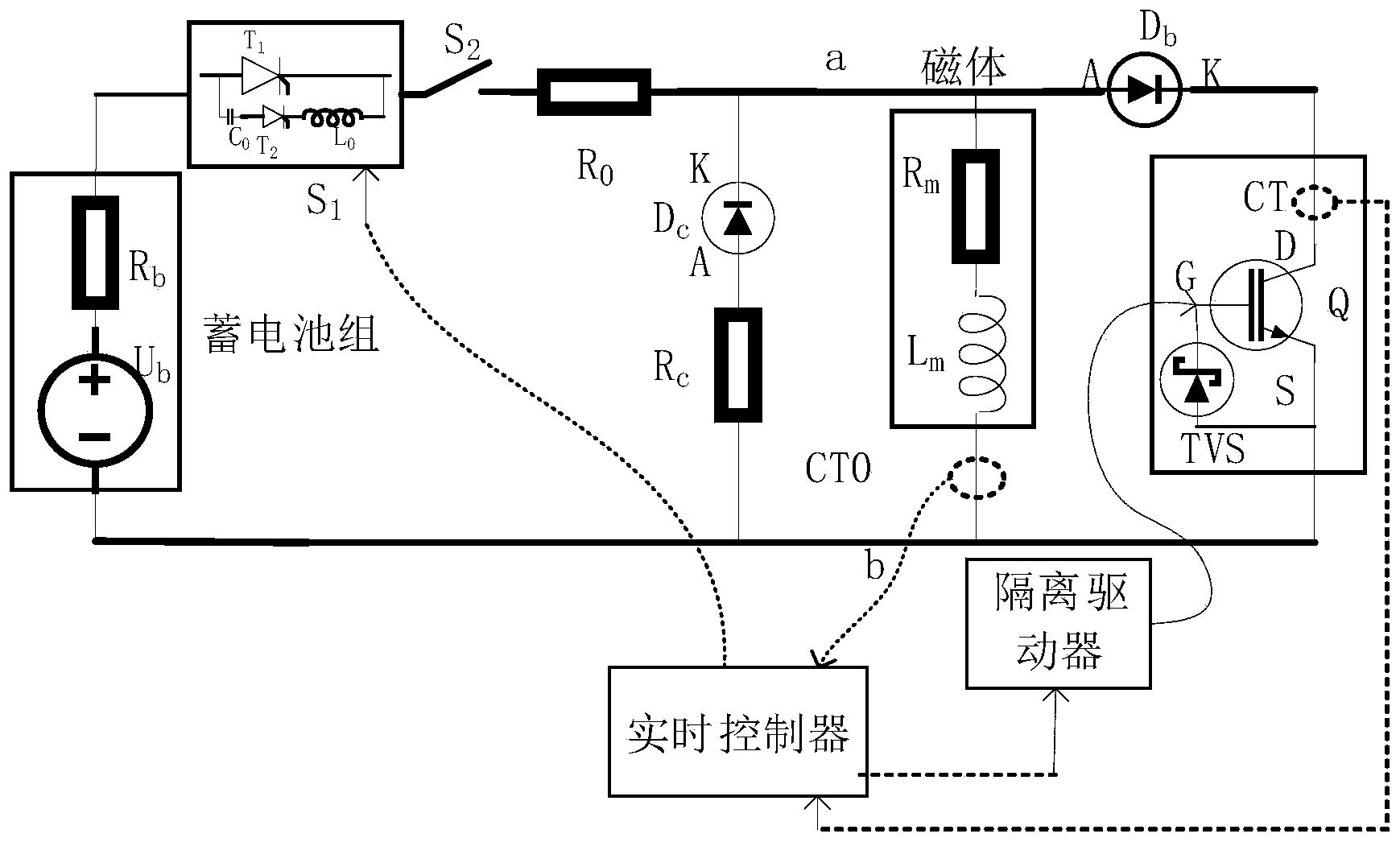 一种高稳定度平顶脉冲强磁场发生装置及控制方法