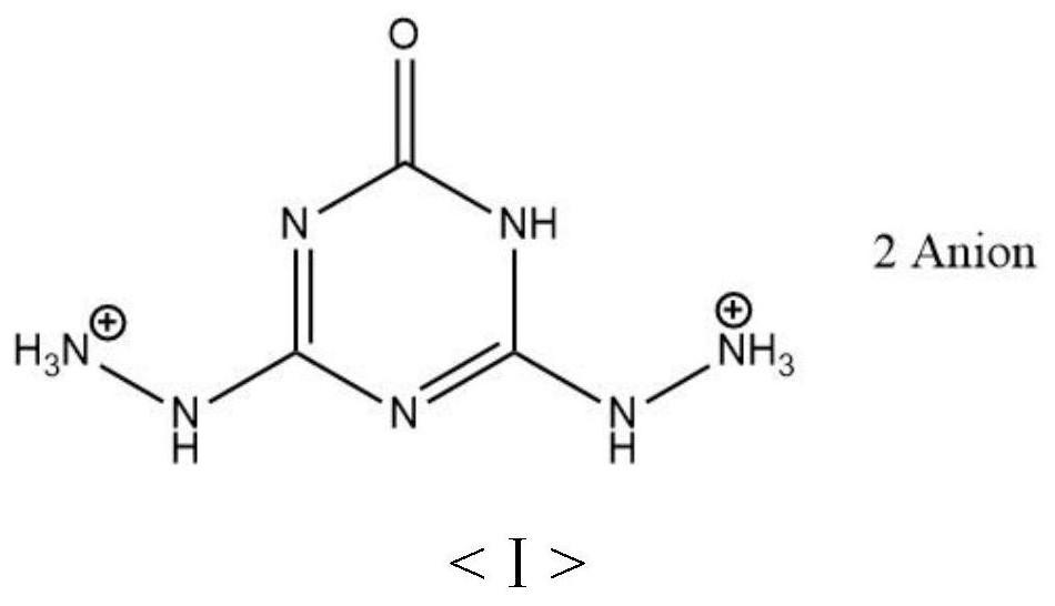 三嗪阳离子基富氮含能离子盐及其制备方法和应用