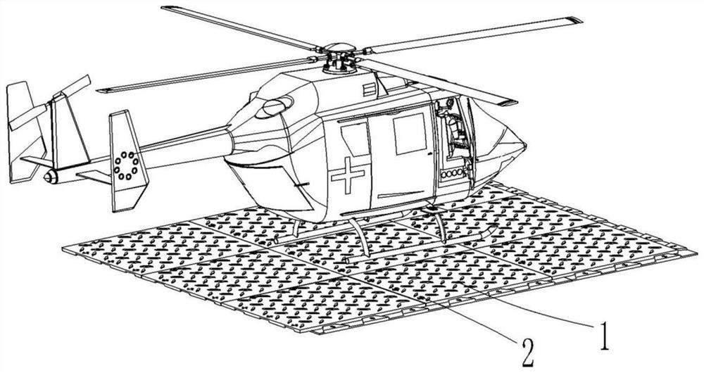 一种快速直升机停机坪