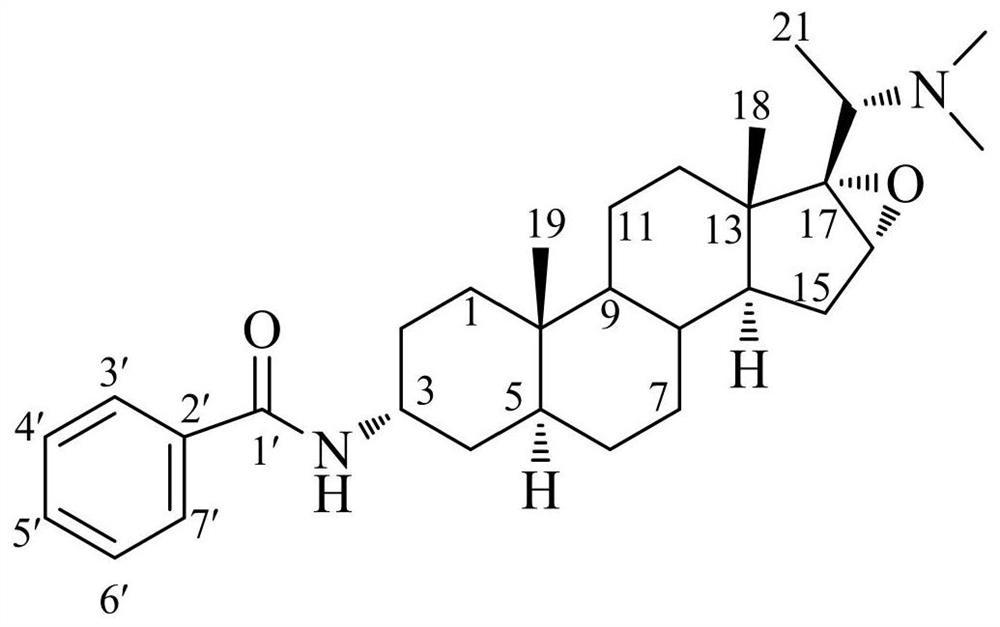 一种孕甾烷型甾体生物碱及其制备方法和应用