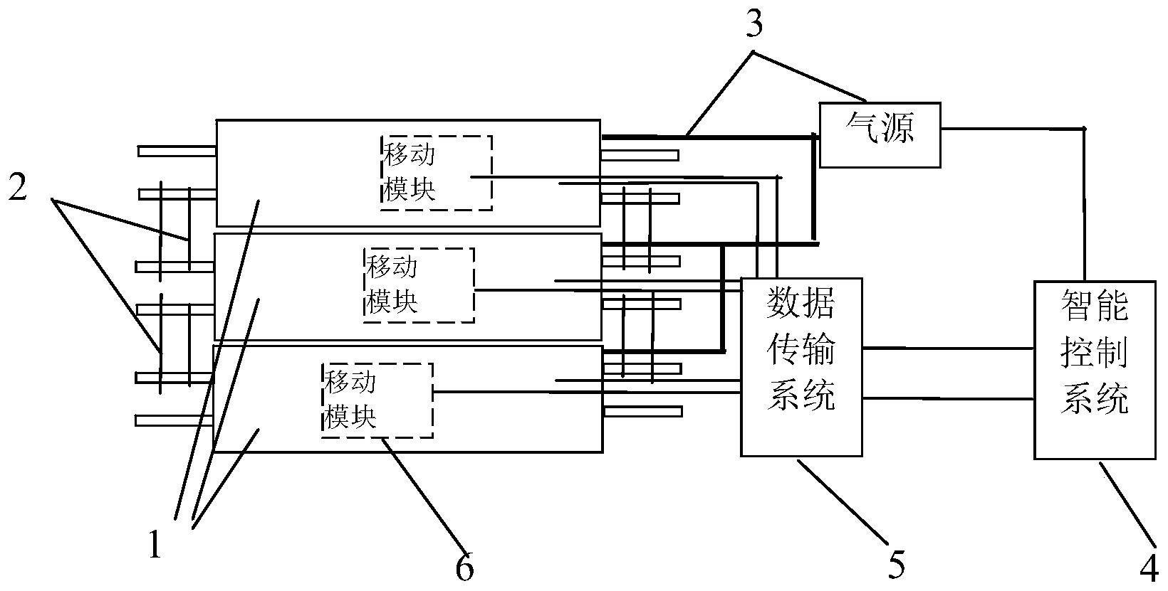 一种大型智能分体同步加压装置及增压方法