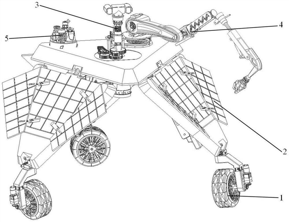 可折叠型月球营地辅助搭建机器人