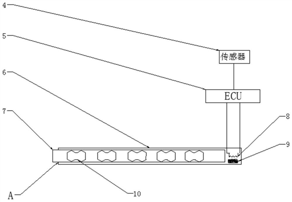 一种气体缓冲式列车撞击消能装置