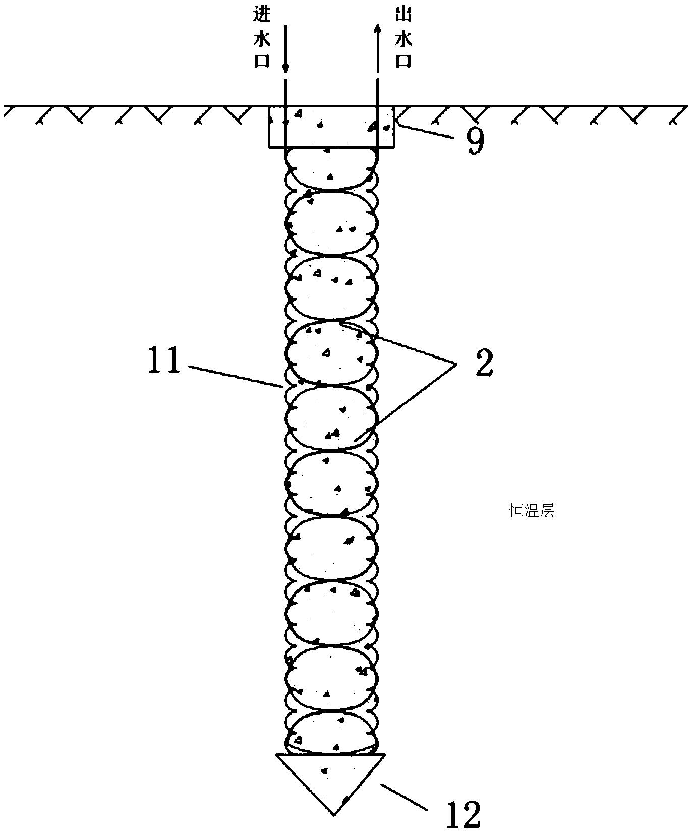 塑料套管能源桩结构