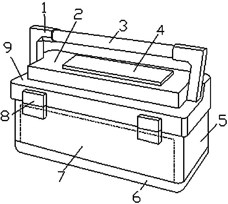 一种雕塑用工具箱