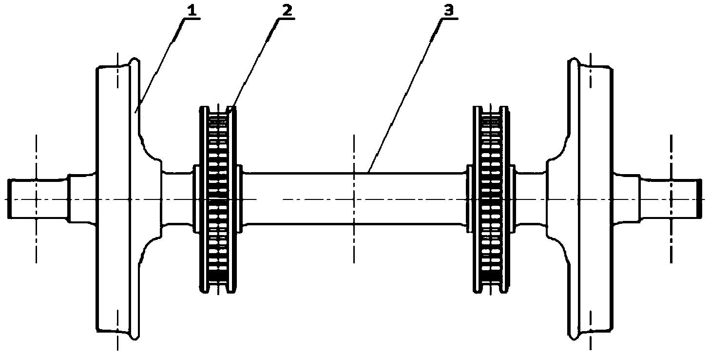 用于铁路快捷货车的轮对