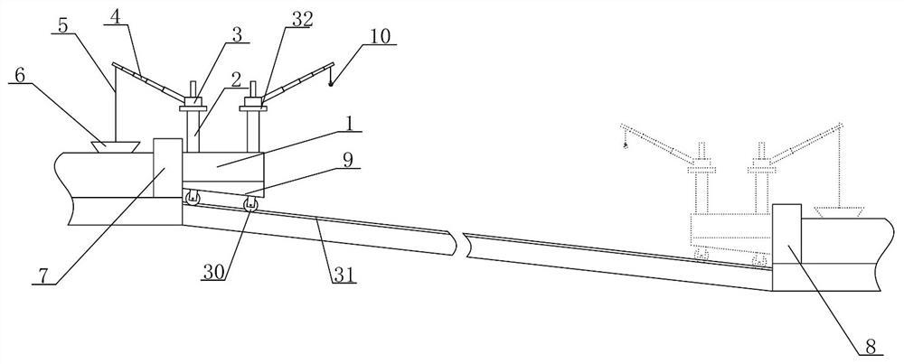 一种斜面式承船厢运输系统