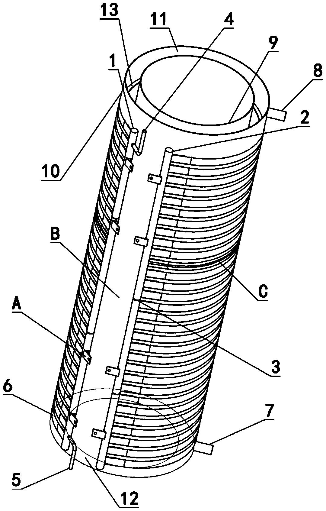 一种适用于热泵热水器的微通道冷凝器