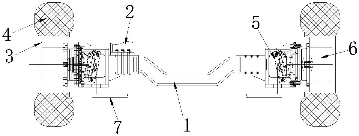 支架式搬运车后驱装置