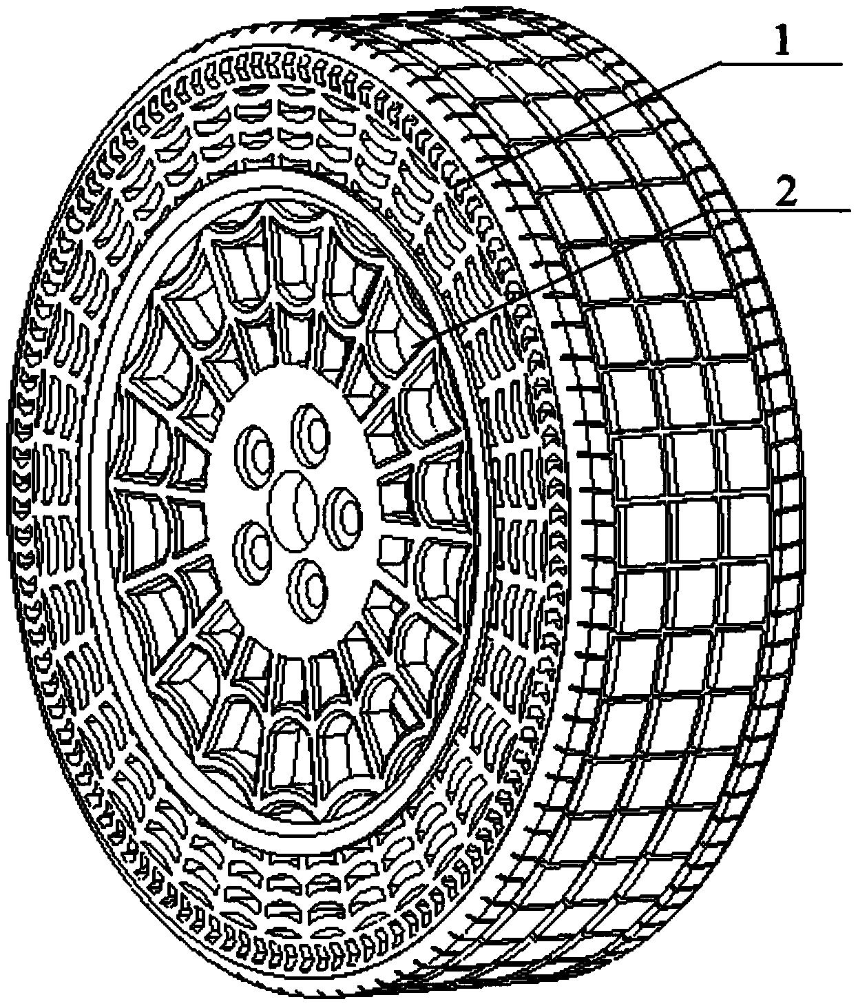 一种仿生非充气车轮