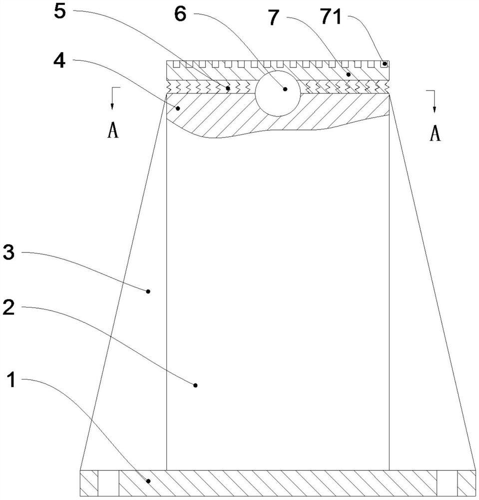 一种建筑物顶升用顶帽