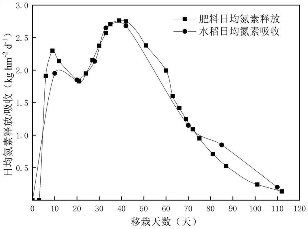 一种水稻用靶向匹配氮素需求的混合肥及应用