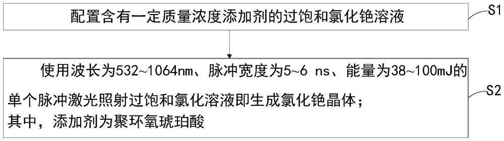 氯化铯晶体及制备方法和应用