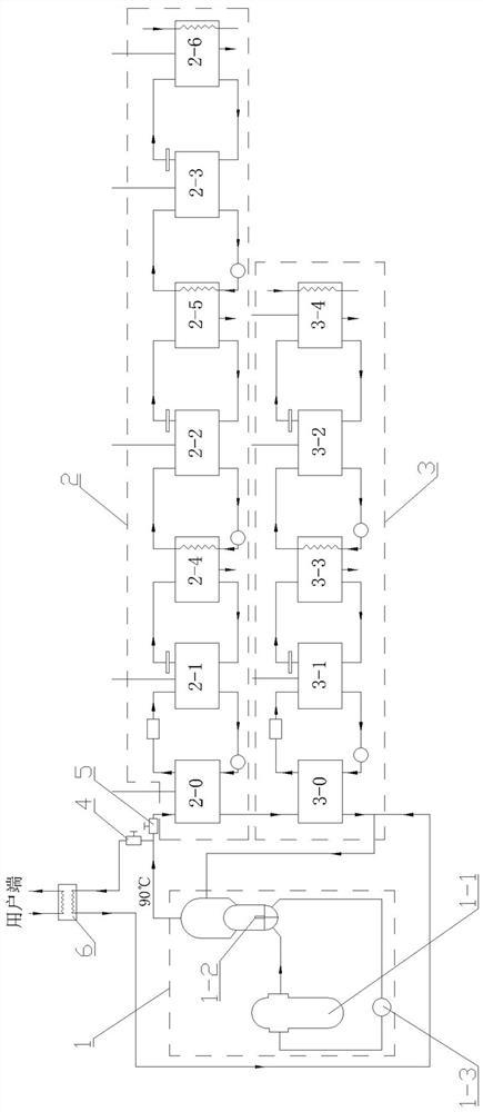 基于低温供热堆的两级海水淡化-供热装置