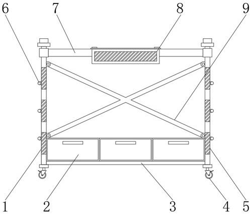 一种建筑施工支撑架