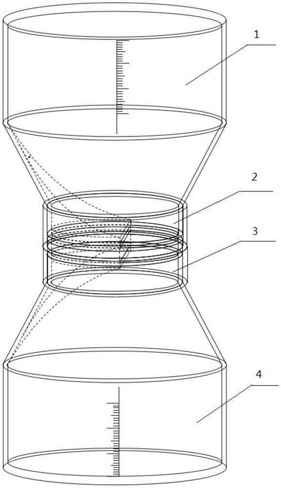 一种沙漏状新型称量瓶