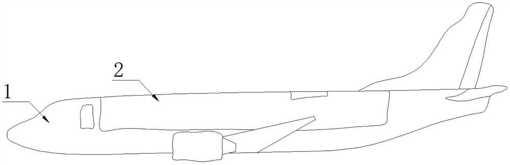 一种分体客舱式民航客机