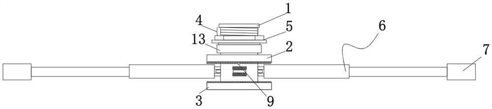 一种土木房建施工用脚手架的斜撑连接件