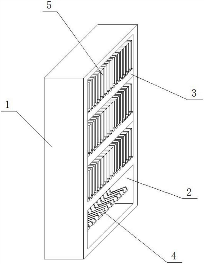 一种具有归类存放功能的科研项目办公档案柜