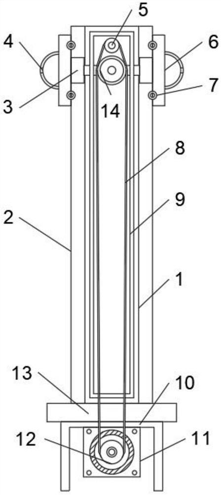 一种建筑施工用防尘围挡结构