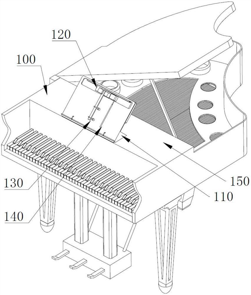 一种钢琴用乐谱自动翻页装置