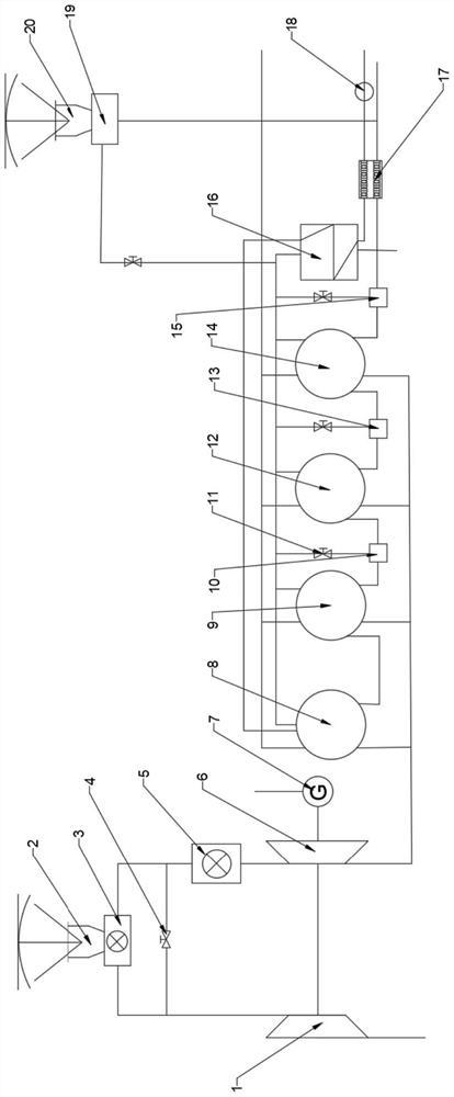 一种碟式太阳能微型空气轮机热发电及海水淡化联合装置