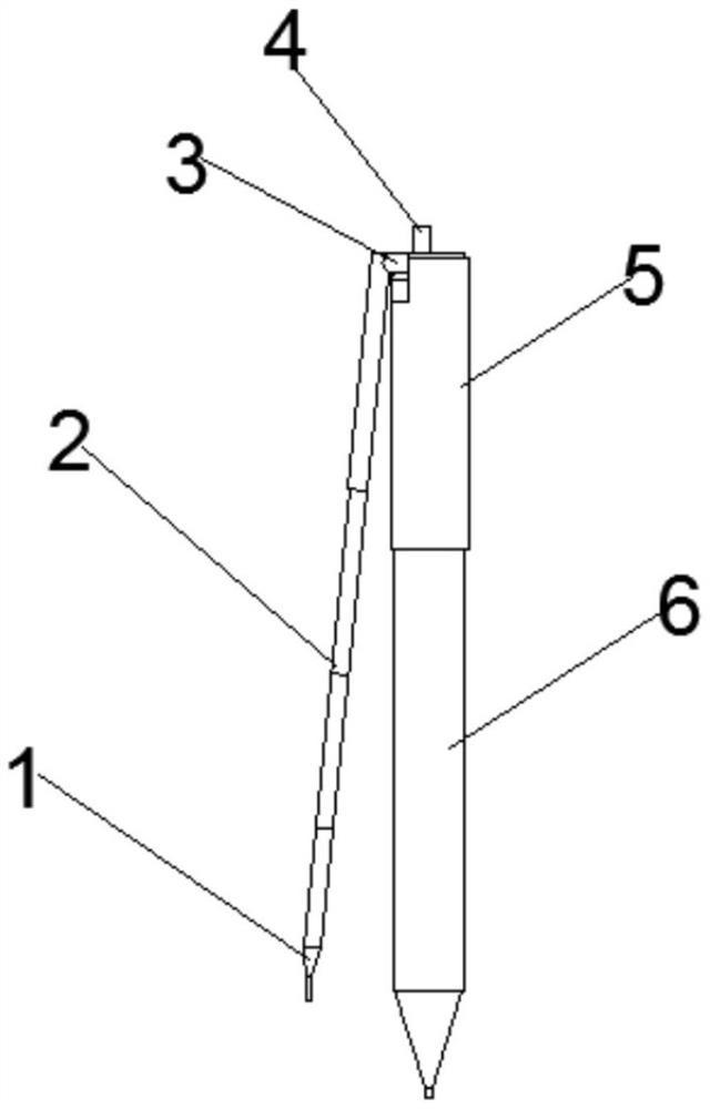 一种便携式圆规笔