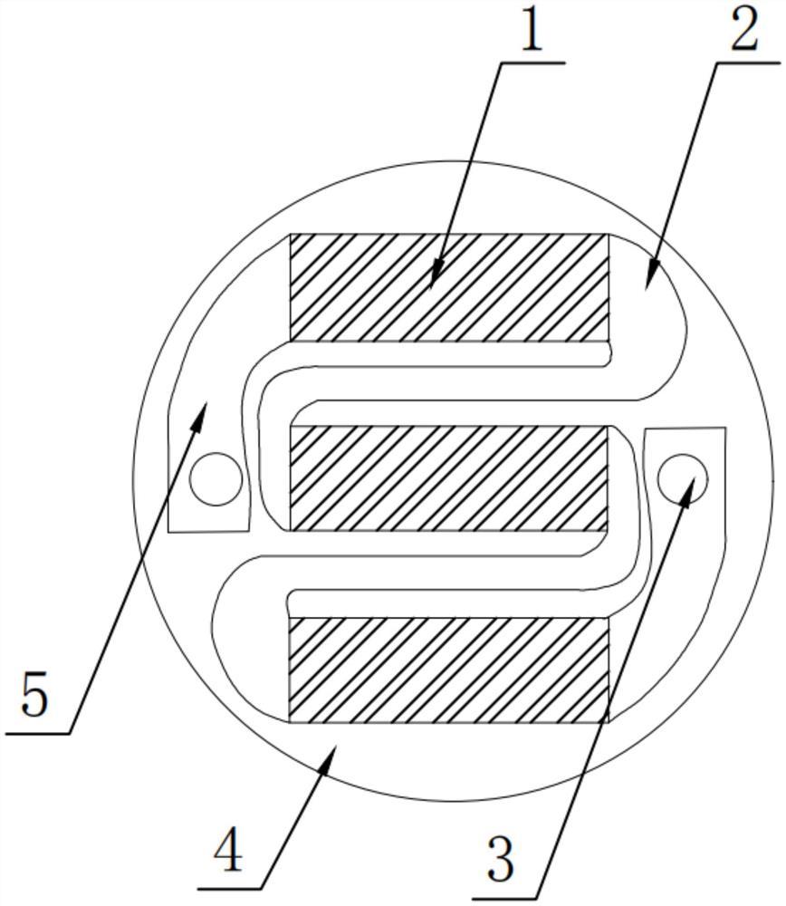 一种具备高灵敏度系数的新型原子层热电堆热流传感器