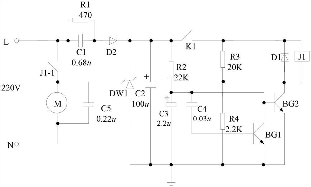 电机设备二次来电安全保护电路