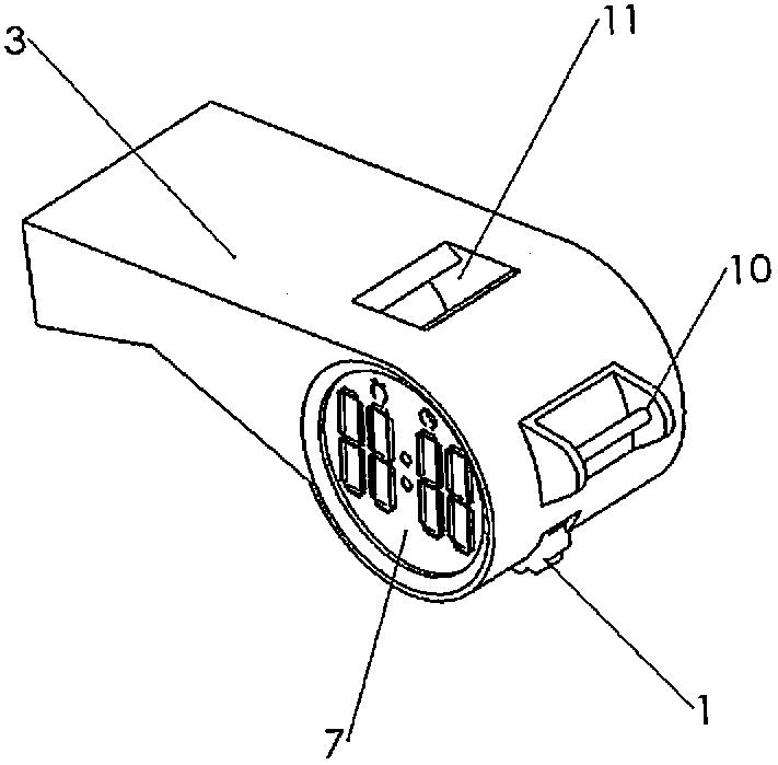 一种具有计时提醒功能的口哨