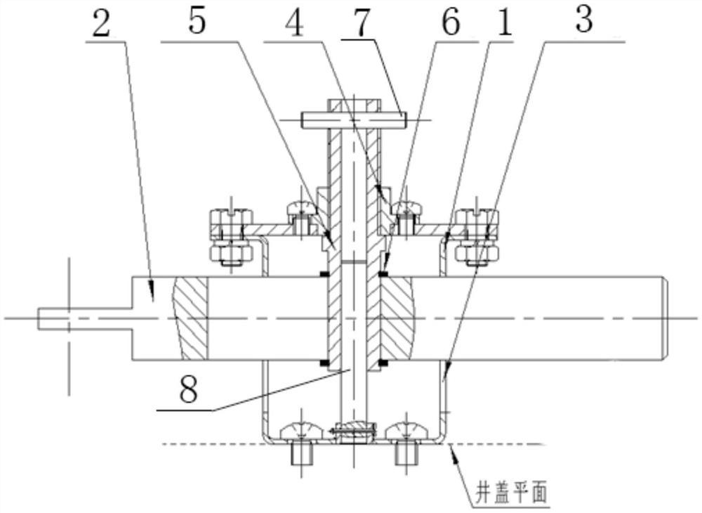 一种井盖锁的锁舌高度调节装置