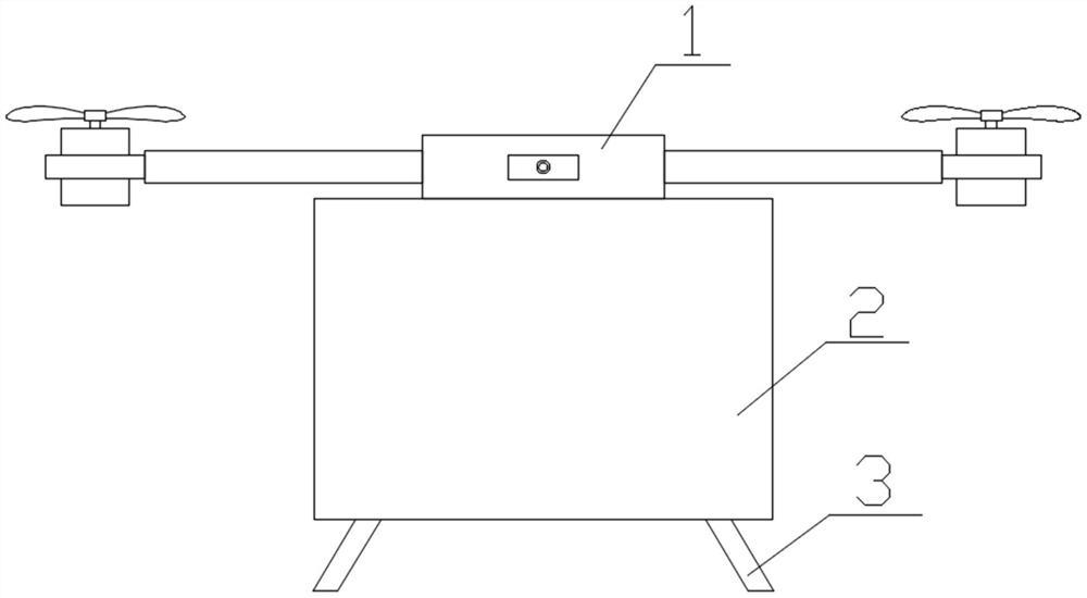 一种具有平稳搭载物品功能的无人机结构