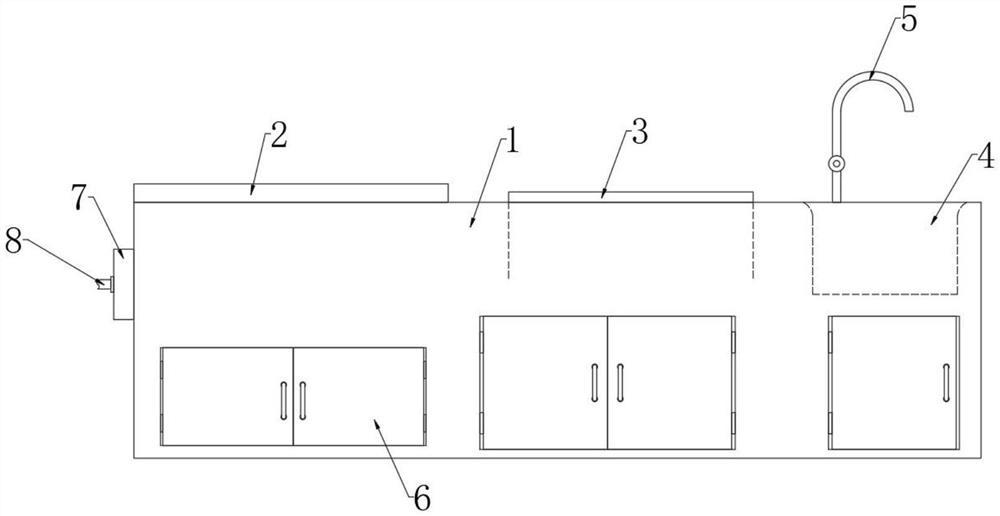 全屋定制系统用一体式厨具