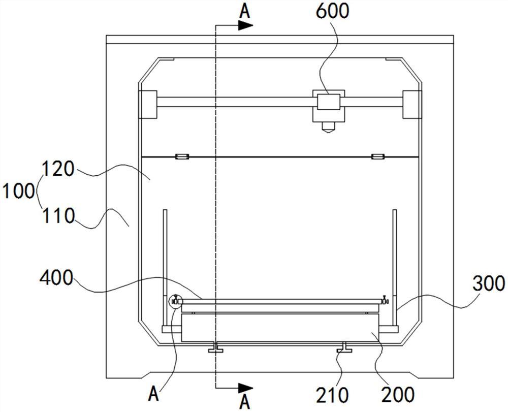 一种便于刮料的3D打印机