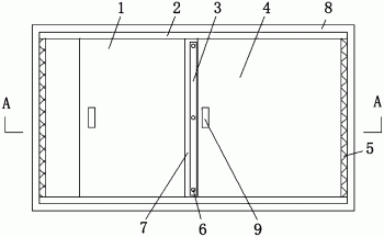 冰柜用防尘玻璃门