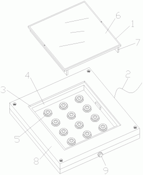 用于生物材料3D打印机的垫板