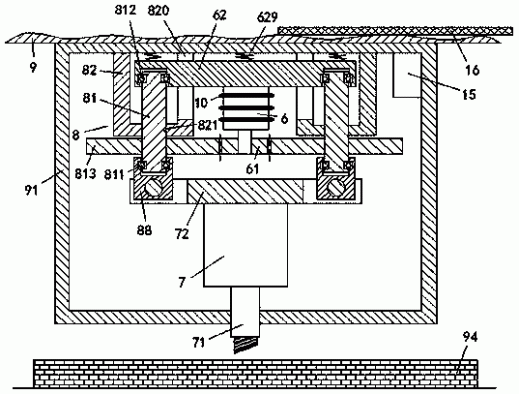 一种建筑材料打孔组件