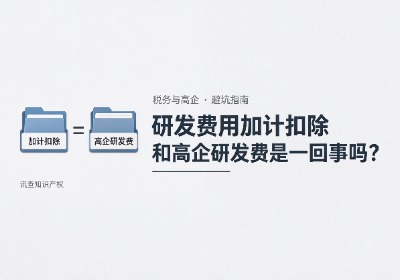 研发费用加计扣除和高企研发费用是一回事吗？