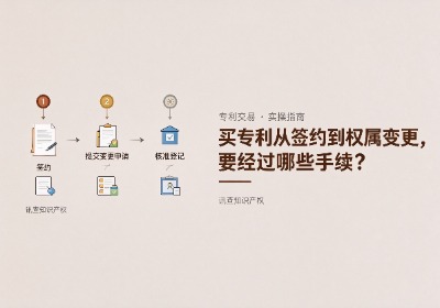 买专利从签约到权属变更，需要走哪些手续？