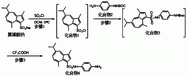 一种薁磺酰胺的合成方法