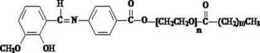 邻香草醛缩对氨基苯甲酸席夫碱基聚乙二醇月桂酸单酯及其应用