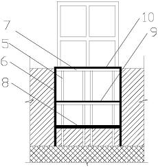 利用支护结构和托换结构支撑既有建筑物地下增层方法