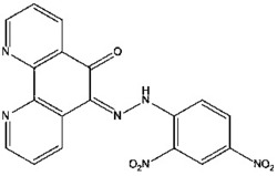 1,10-邻菲罗啉-5,6-二酮缩2,4-二硝基苯肼阴离子受体及其应用