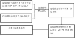 一种利用青霉菌复合材料降解孔雀石绿废水的方法