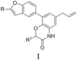 8-(苯并呋喃-5-基)苯并噁嗪酮衍生物及其应用