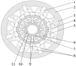 一种电动汽车用分块双定子开关磁阻电机