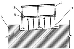 一种框架结构建筑物断柱纠倾方法