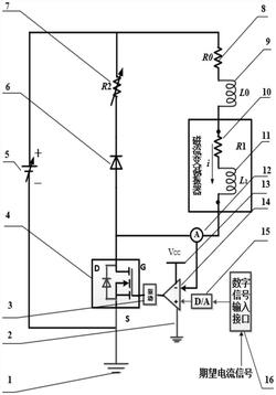 磁流变减振器用小延迟数控电流源电路及其参数确定方法